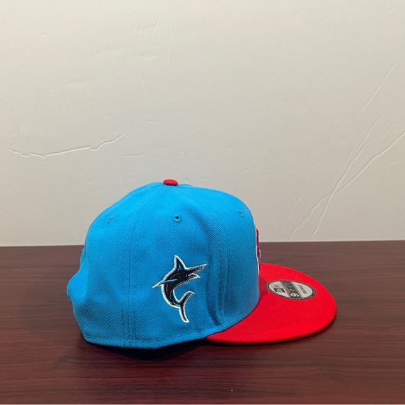 New Era, 9Fifty Snapback Hat, Miami Marlins - Picture 3 of 10